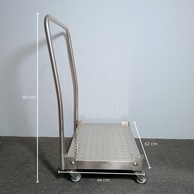 Stainless Steel Hotel Goods Trolley